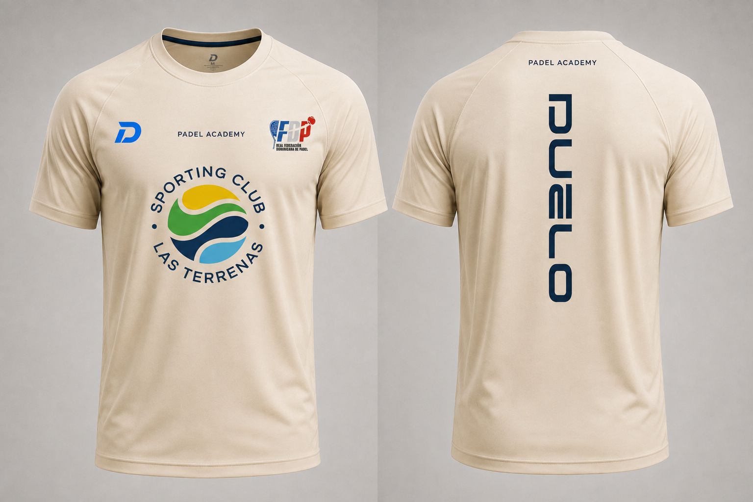 T-shirt Duelo × Sporting — Écru