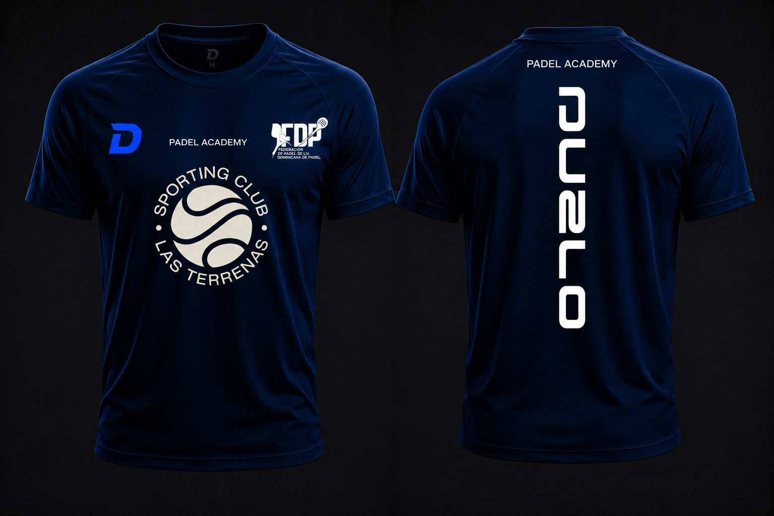 T-shirt Duelo × Sporting — Bleu marine
